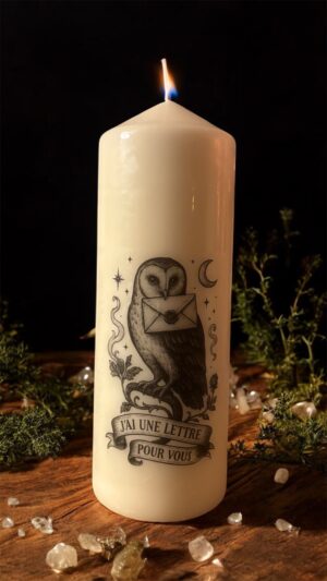 Cierge  “ le Hibou “