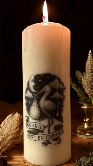 Cierge  “ La Cicogne "